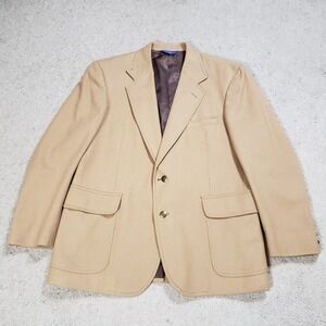 Pendleton Mens Blazer 44 Golden Brown Wool Sport Coat Casual Suit Jacket